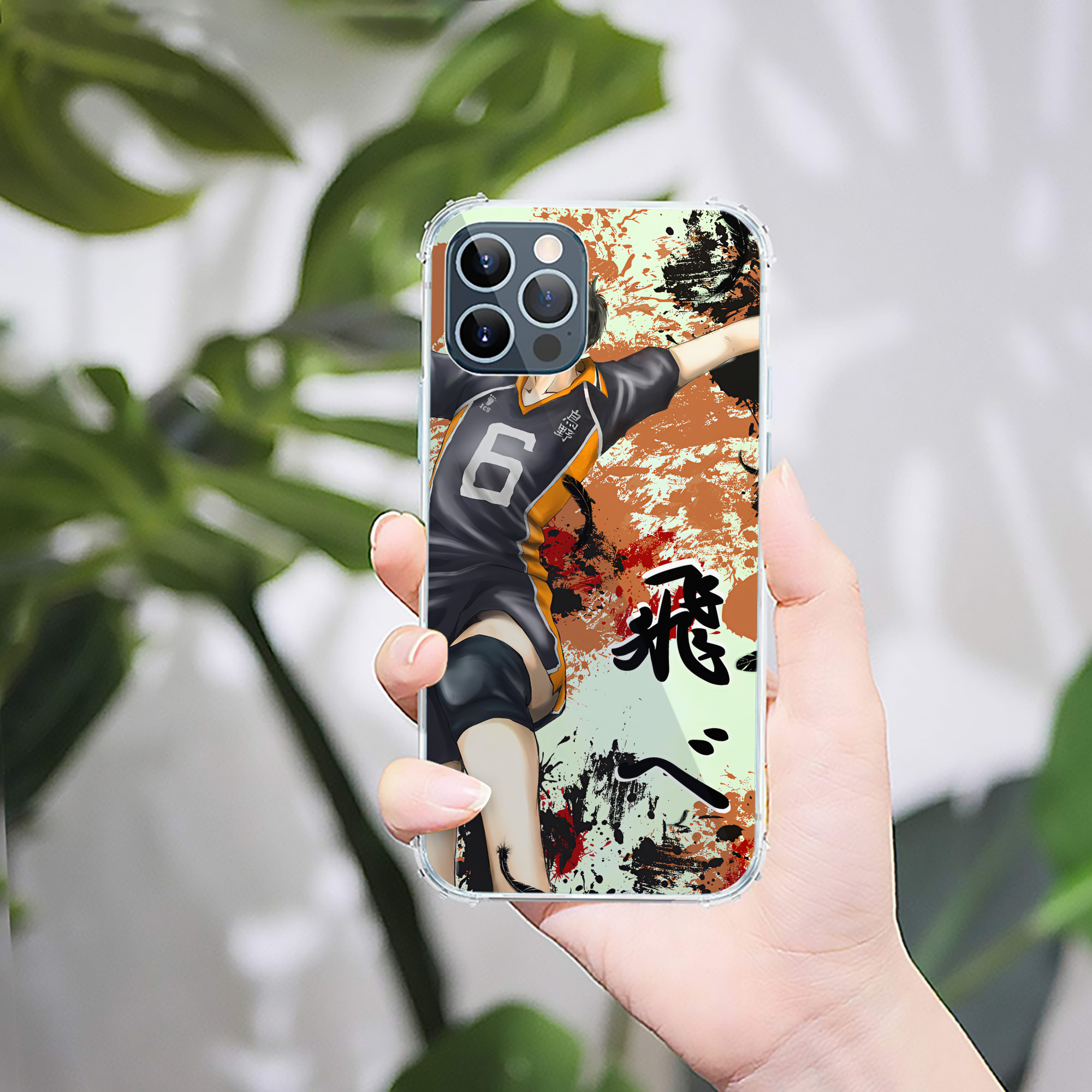 （画像用） ハイキュー!! Haikyu!! 【iPhone 12シリーズ対応】透明スマホケース（クリアソフトケース）